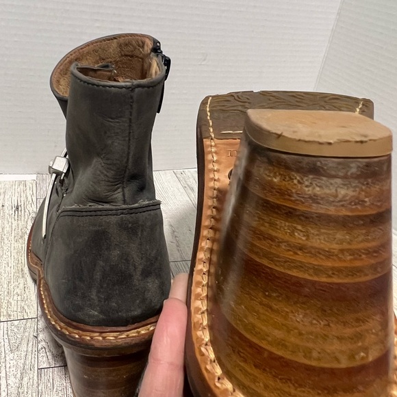 Neosens Ankle Boots heeled leather Spain size 38-7 - Picture 11 of 15